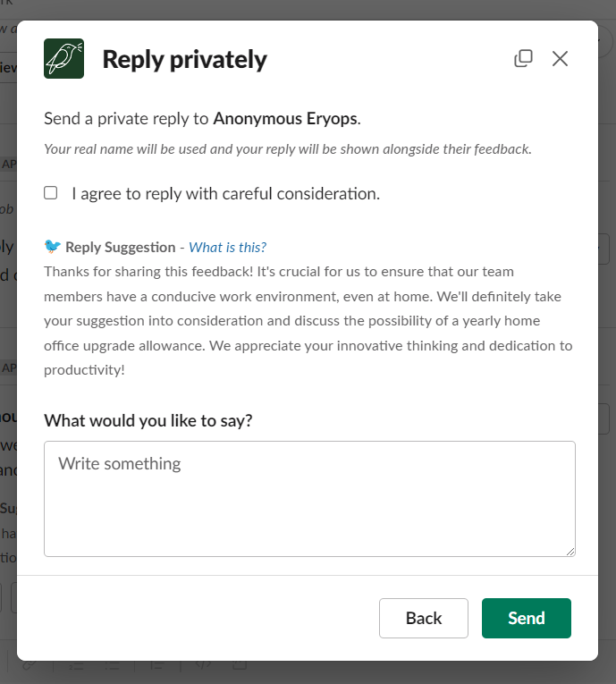Wrenly AI Reply Suggestion
