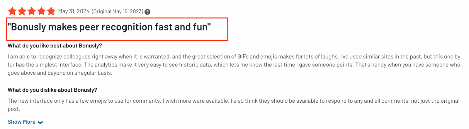 Bonus.ly-review-on-G2