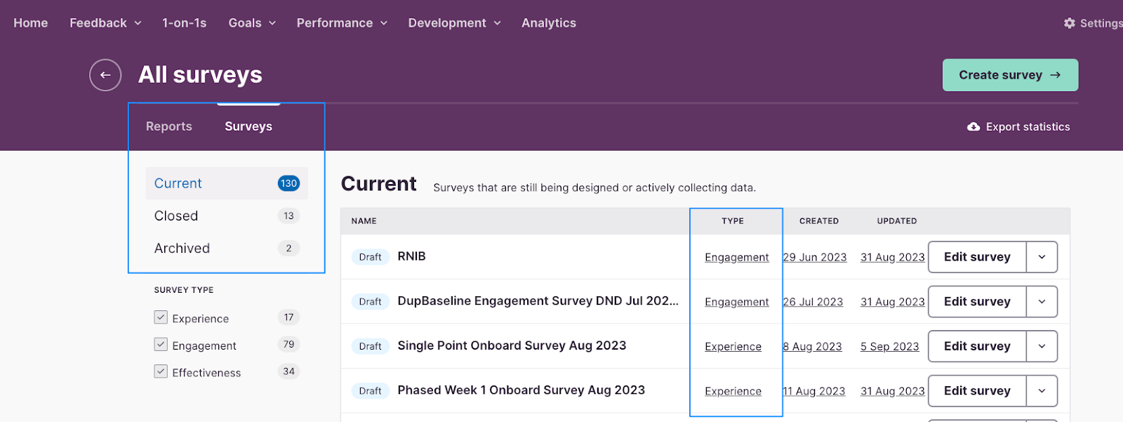 Culture-amp-survey-types