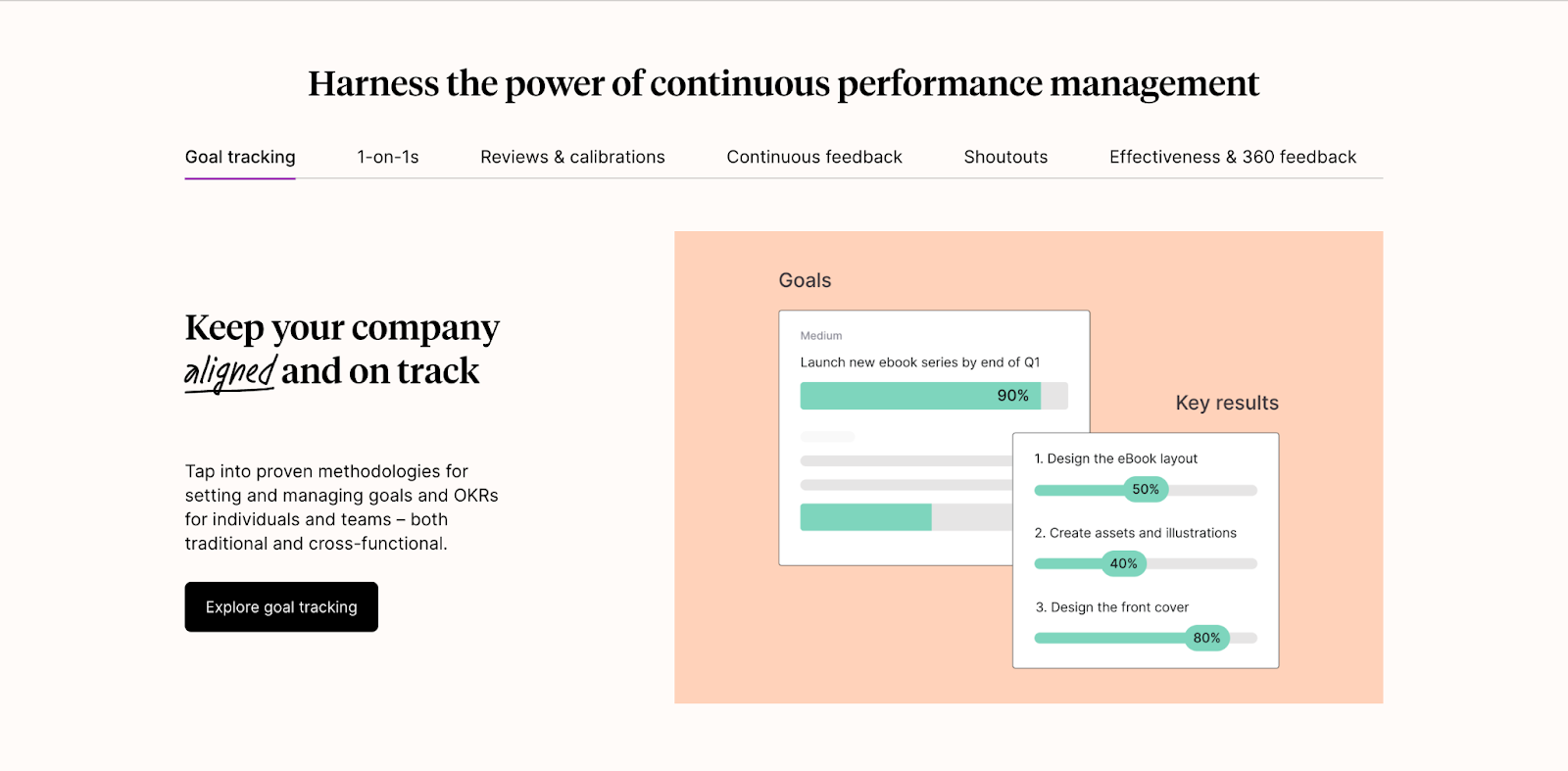 Performance management in Culture AMP