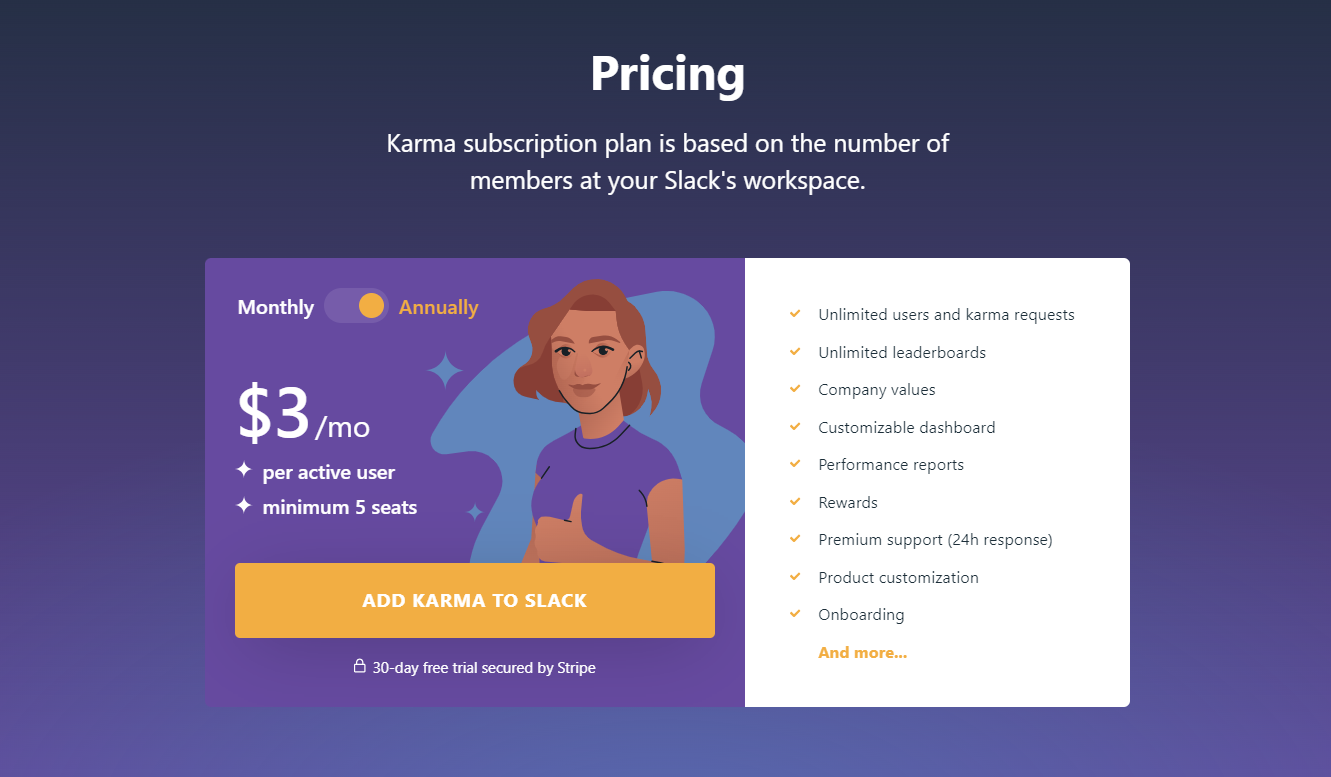 Karma-bot-pricing