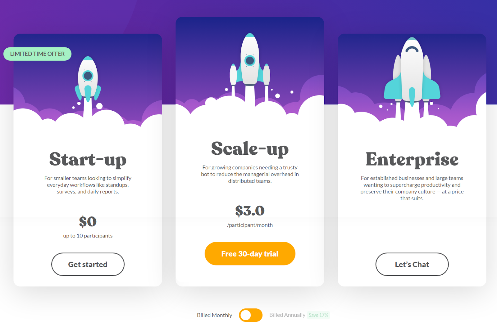 Geekbot-pricing