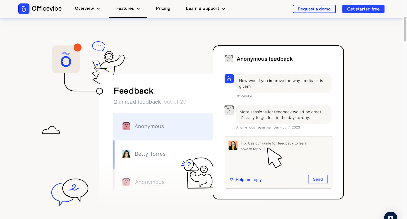 Pulse-survey-feedback-mechanism