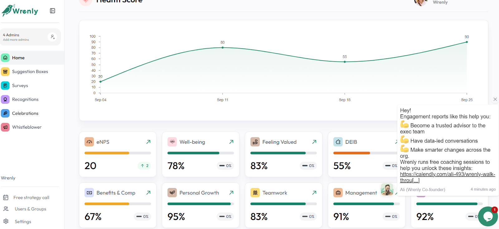 wrenly.ai-homepage
