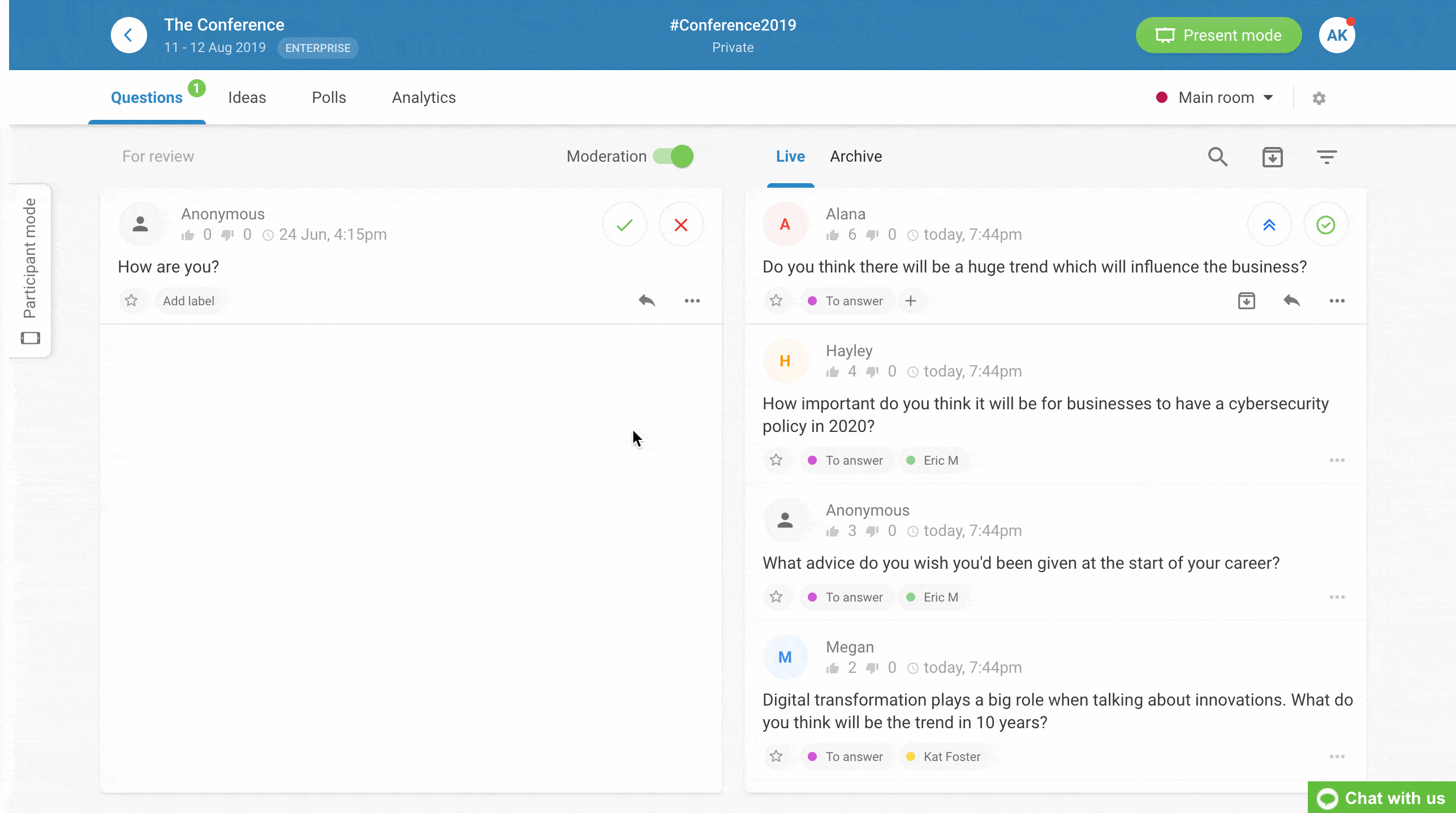Creating Polls In Slido