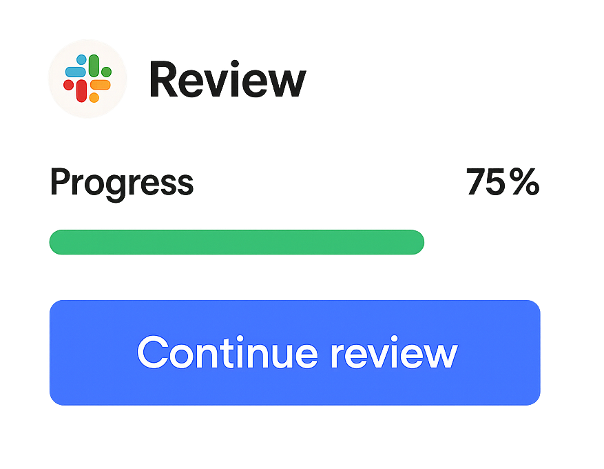 Slack Performance Reviews